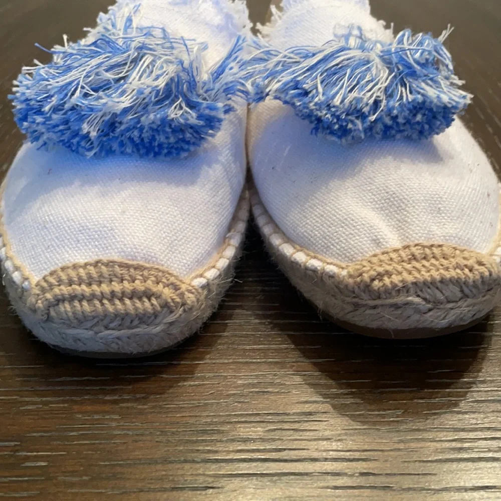 Soludos Frayed Tassel Espadrille Loafer Mules - Picture 8 of 16